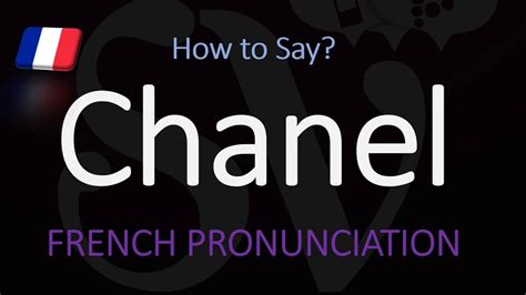 chanel how to pronounce